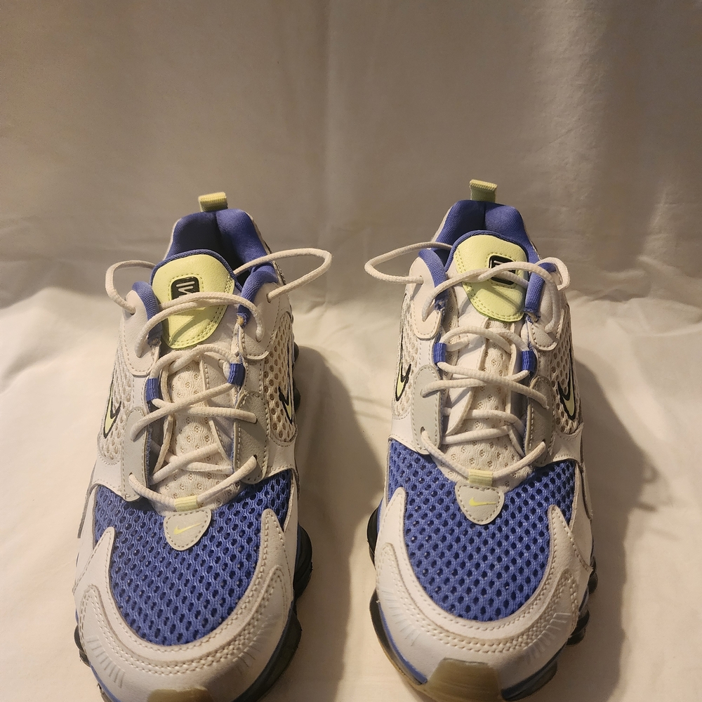 Nike White and Blue Sneakers